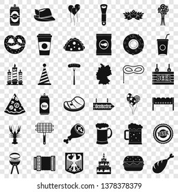 Beer hop icons set. Simple style of 36 beer hop vector icons for web for any design