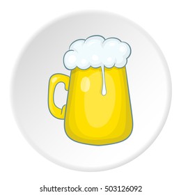 Beer icon. Cartoon illustration of beer vector icon for web