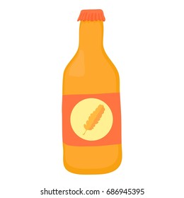 Beer icon. cartoon illustration of beer vector icon for web