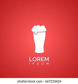 beer icon. cold drink