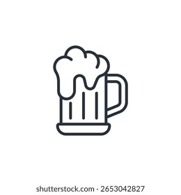beer icon collection . design style with background