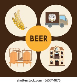 Beer icon design 