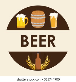 Beer icon design 