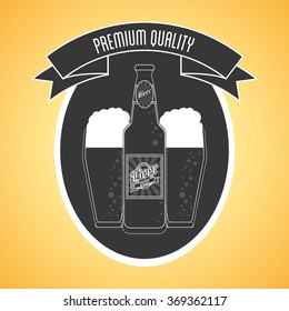 Beer icon design 