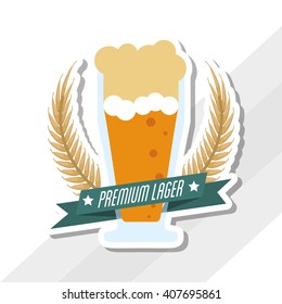Beer icon design , editable vector