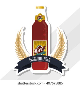 Beer icon design , editable vector