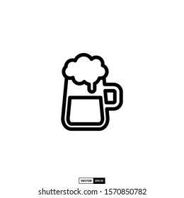 Beer icon, design inspiration vector template for interface and any purpose