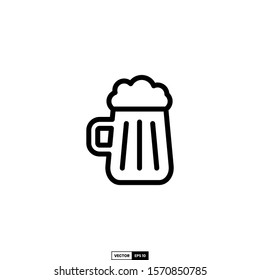 Beer icon, design inspiration vector template for interface and any purpose