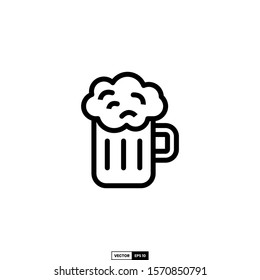 Beer icon, design inspiration vector template for interface and any purpose