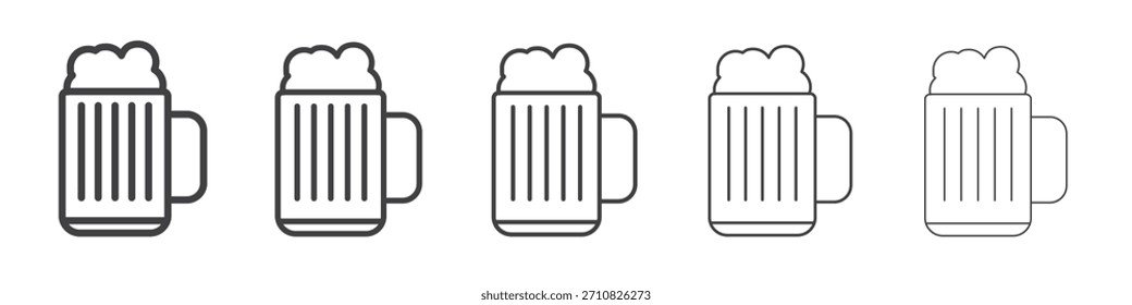 Beer icon design, logo, app, UI. Vector illustration, EPS