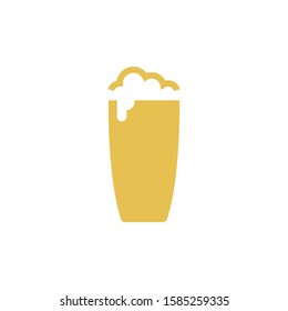 Beer icon design template vector isolated illustration