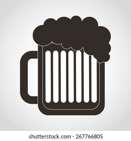 beer icon design, vector illustration eps10 graphic 