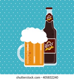 Beer icon design , vector illustration
