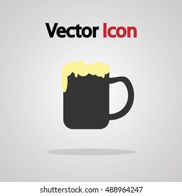 Beer icon design, Vector illustration image icon.