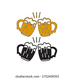 beer icon design vector template eps10