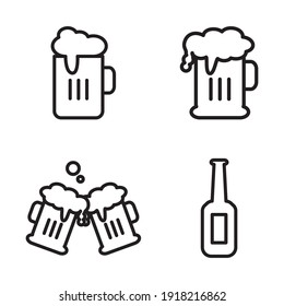 Beer Icon Design Vector Template Illustration
