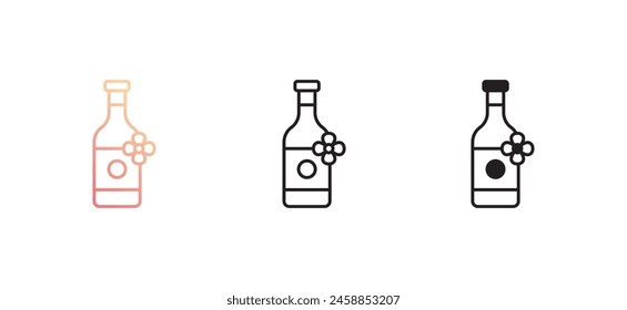 Beer icon design with white background stock illustration