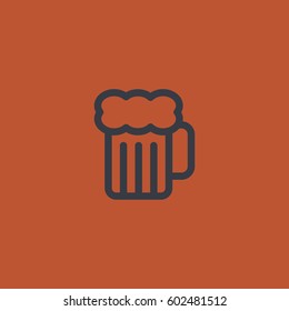 Beer icon. Drink vector