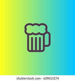 Beer icon. Drink vector