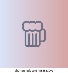 Beer icon. Drink vector