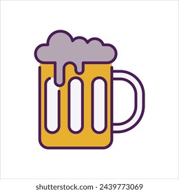 Beer icon editable stock vector stock