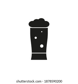 beer icon element of bar icon for mobile concept and web apps. Thin line beer icon can be used for web and mobile. Premium icon on white background