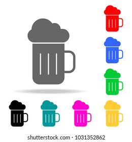 Beer Icon. Elements in multi colored icons for mobile concept and web apps. Icons for website design and development, app development on white background