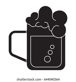 beer icon flat black