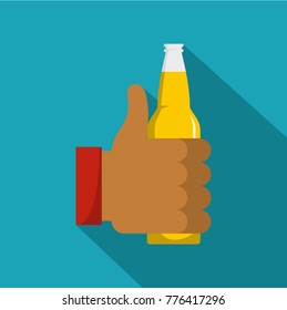 Beer icon. Flat illustration of beer vector icon for web
