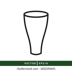 Beer icon flat style illustration