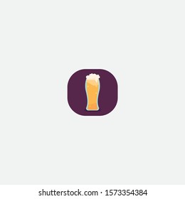 beer icon graphic element. Illustration template design