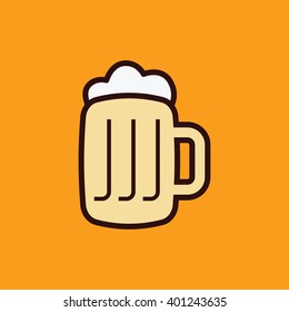 Beer icon, beer illustration