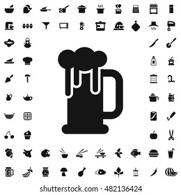 Beer icon illustration isolated vector sign symbol