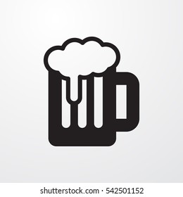 beer icon illustration isolated vector sign symbol