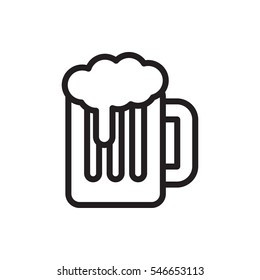 beer icon illustration isolated vector sign symbol