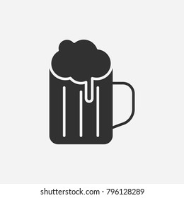 Beer icon illustration isolated vector sign symbol