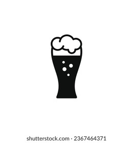 Beer icon isolated on white background