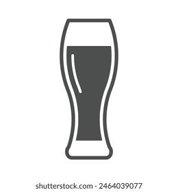 Beer icon isolated on white background. Beverage symbol modern, simple, vector, icon for website design, mobile app, ui. Vector Illustration