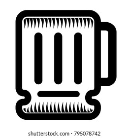 Beer icon isolated on white background, Vector illustration