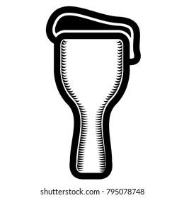 Beer icon isolated on white background, Vector illustration