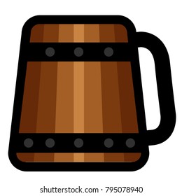 Beer icon isolated on white background, Vector illustration