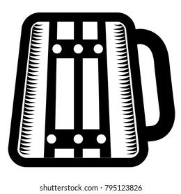 Beer icon isolated on white background, Vector illustration