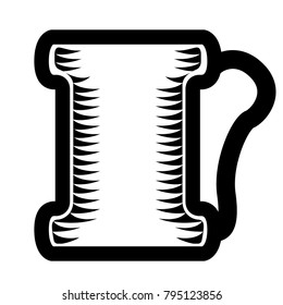 Beer icon isolated on white background, Vector illustration