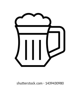 Beer Icon Isolated Beer Symbol Vector Design Illustration