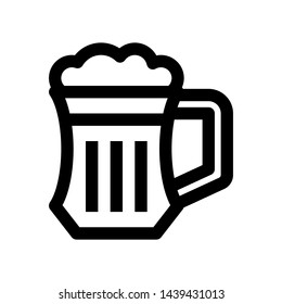 Beer Icon Isolated Beer Symbol Vector Design Illustration
