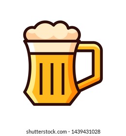 Beer Icon Isolated Beer Symbol Vector Design Illustration