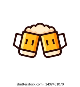 Beer Icon Isolated Beer Symbol Vector Design Illustration