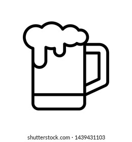 Beer Icon Isolated Beer Symbol Vector Design Illustration