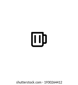 beer icon isolated white background