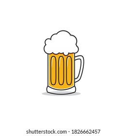 Beer Icon Logo Design Element